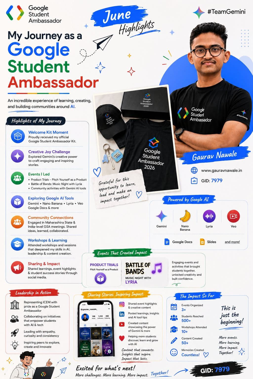 June Highlights — Google Student Ambassador 2026 Overview